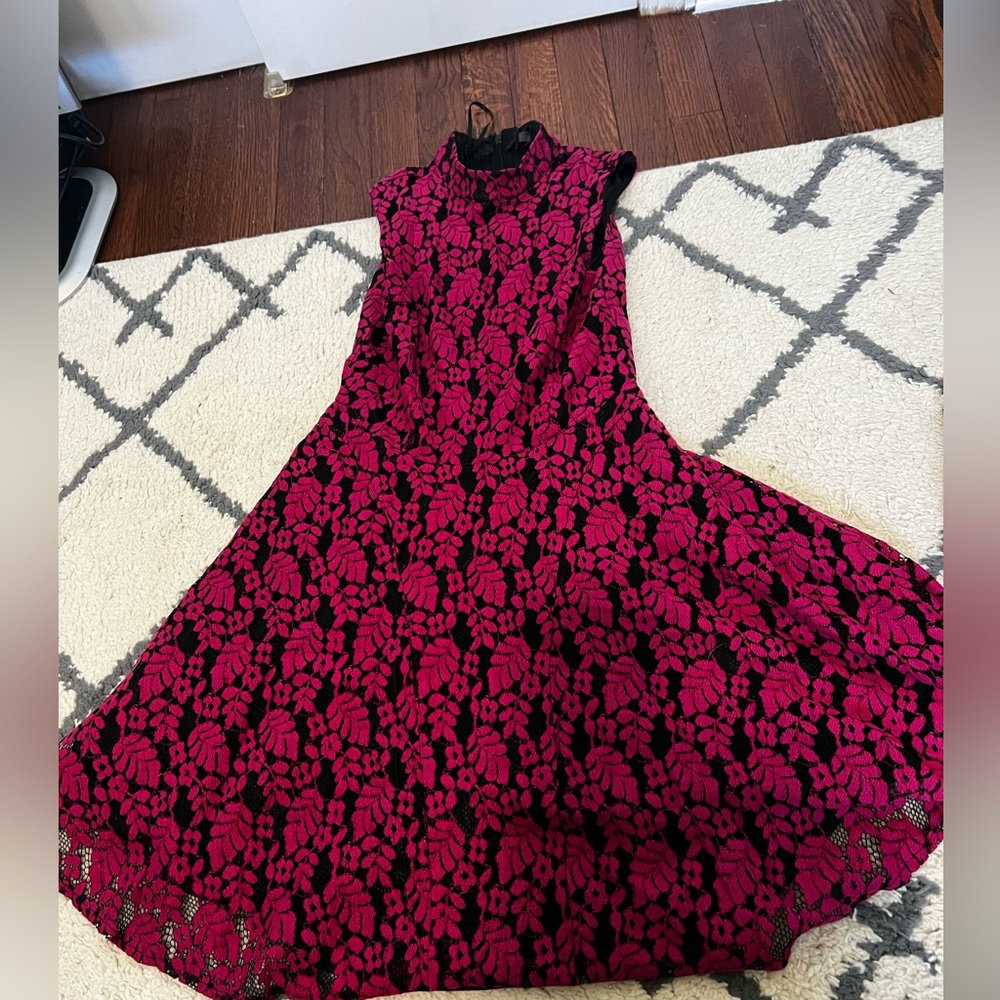 Beautiful Pink and Black Dress
